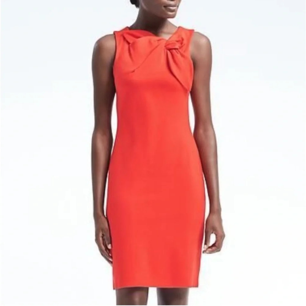 Banana Republic Bow Ponte Dress